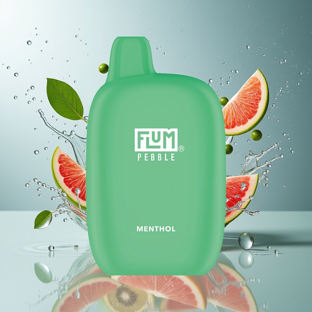FLUM Pebble 6000 10ml 5% Nikotin 500mAh Type-C Norge Engros Mentol