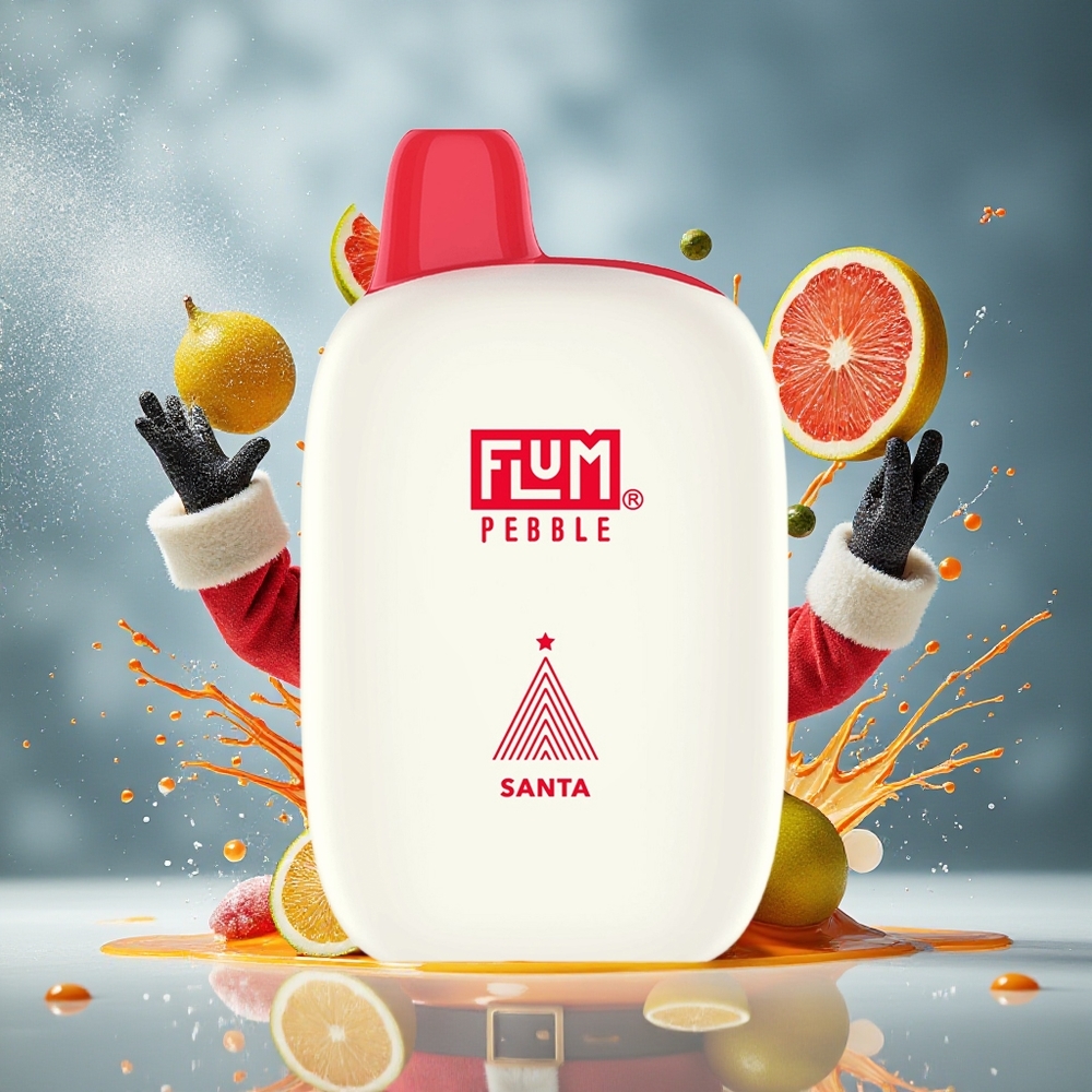 FLUM Pebble 6000 Norge Engros 10ml 5% 500mAh Mesh Coil Type-C Lader