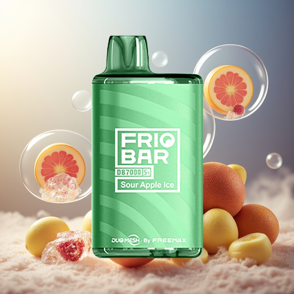 FRIOBAR DB7000 7000 puff Norge Engros Sur Eple Is Engangs Vape