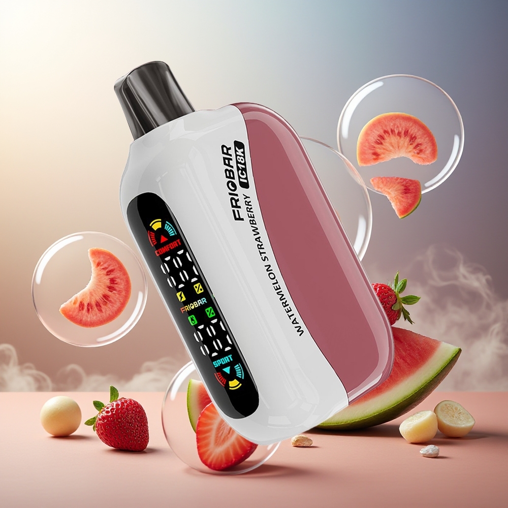 FRIOBAR IC18K 18000 Engangs Vape Vannmelon Jordbær Norge Engros 18mL 18000 puff USB-C