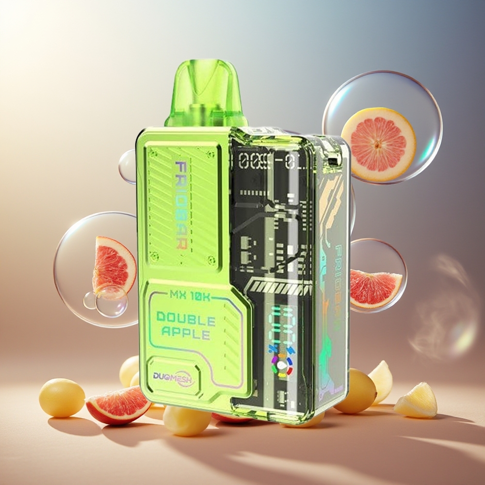 FRIOBAR MX 10K Engangsdamper Dobbel Eple Norge Engros 10mL 10000 Pust 50mg/mL
