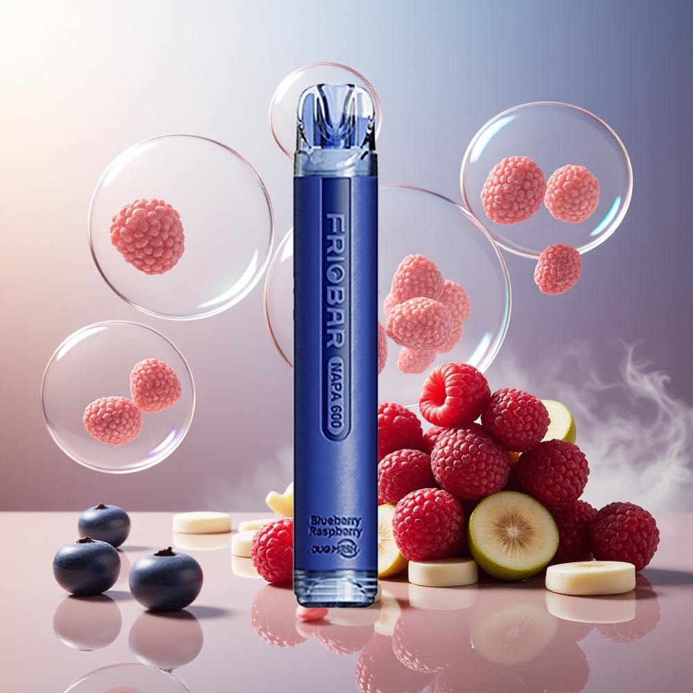 FRIOBAR NAPA 600 Norge Engros Blåbær Bringebær 2mL 20mg/mL 600mAh