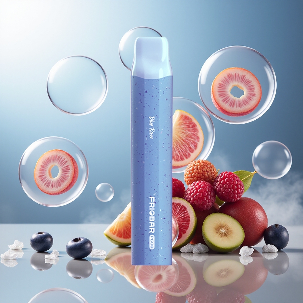 FRIOBAR P600 Engros Norge Engros Blåbringebær Disposable Vape 600 puff 20mg