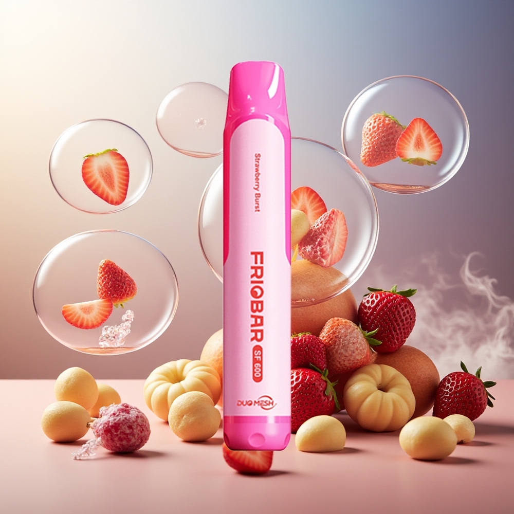 FRIOBAR SF600 600mAh Norge Engros Jordbærsmak Engangs Vape