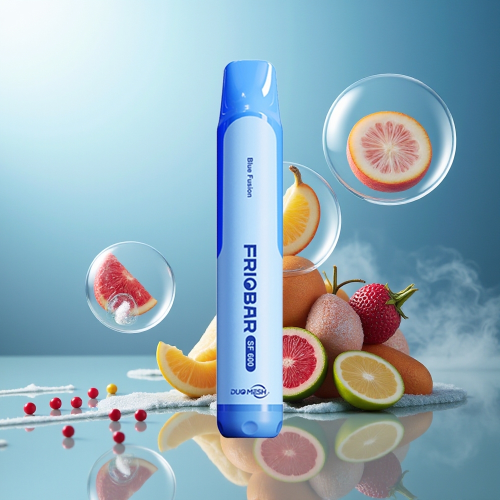 FRIOBAR SF600 Norge Engros Engangs Vape Blå Fusion 2mL 600mAh 20mg/mL