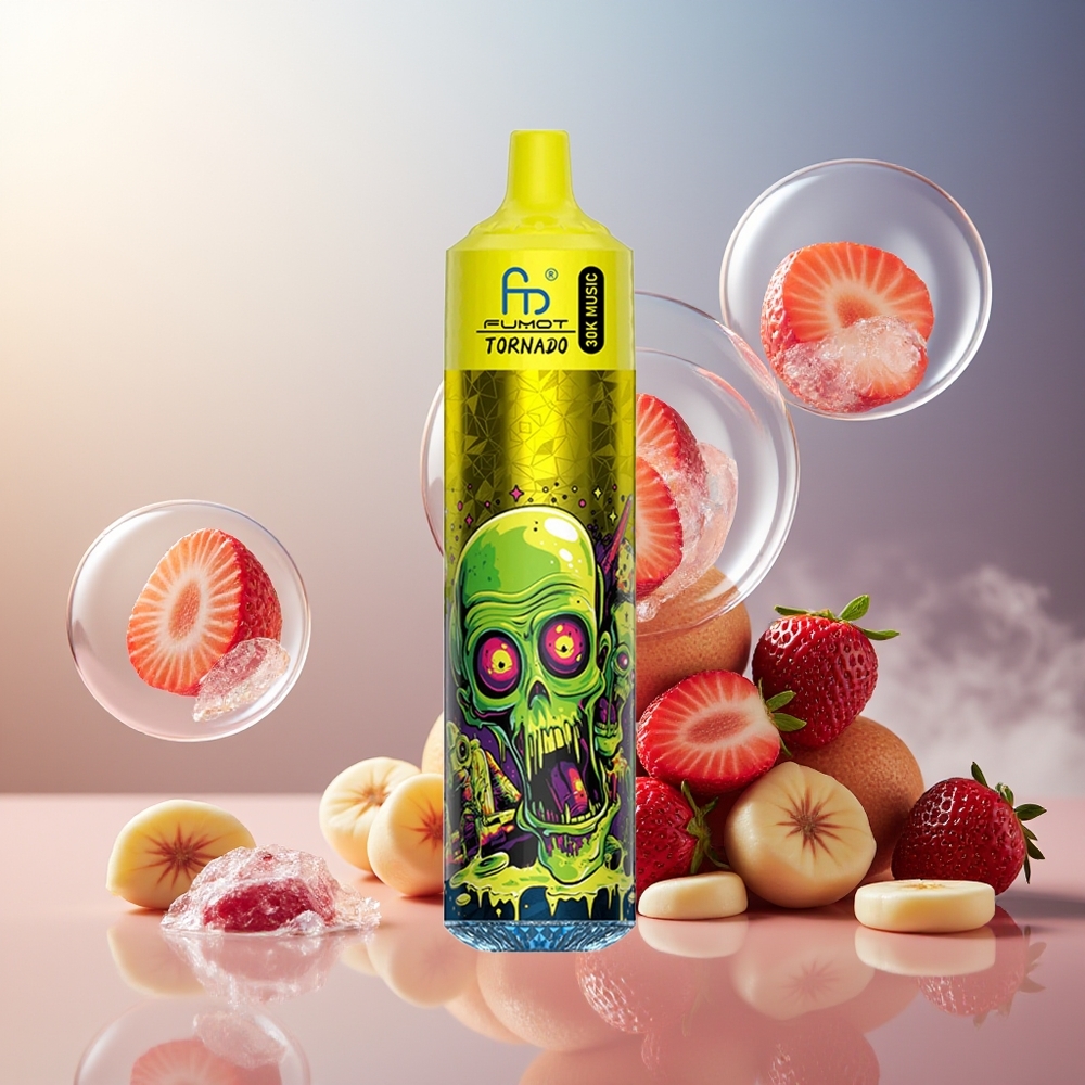 Fumot Randm Tornado 30000 Norge Engros 30mL 5% 600mAh Jordbær Is