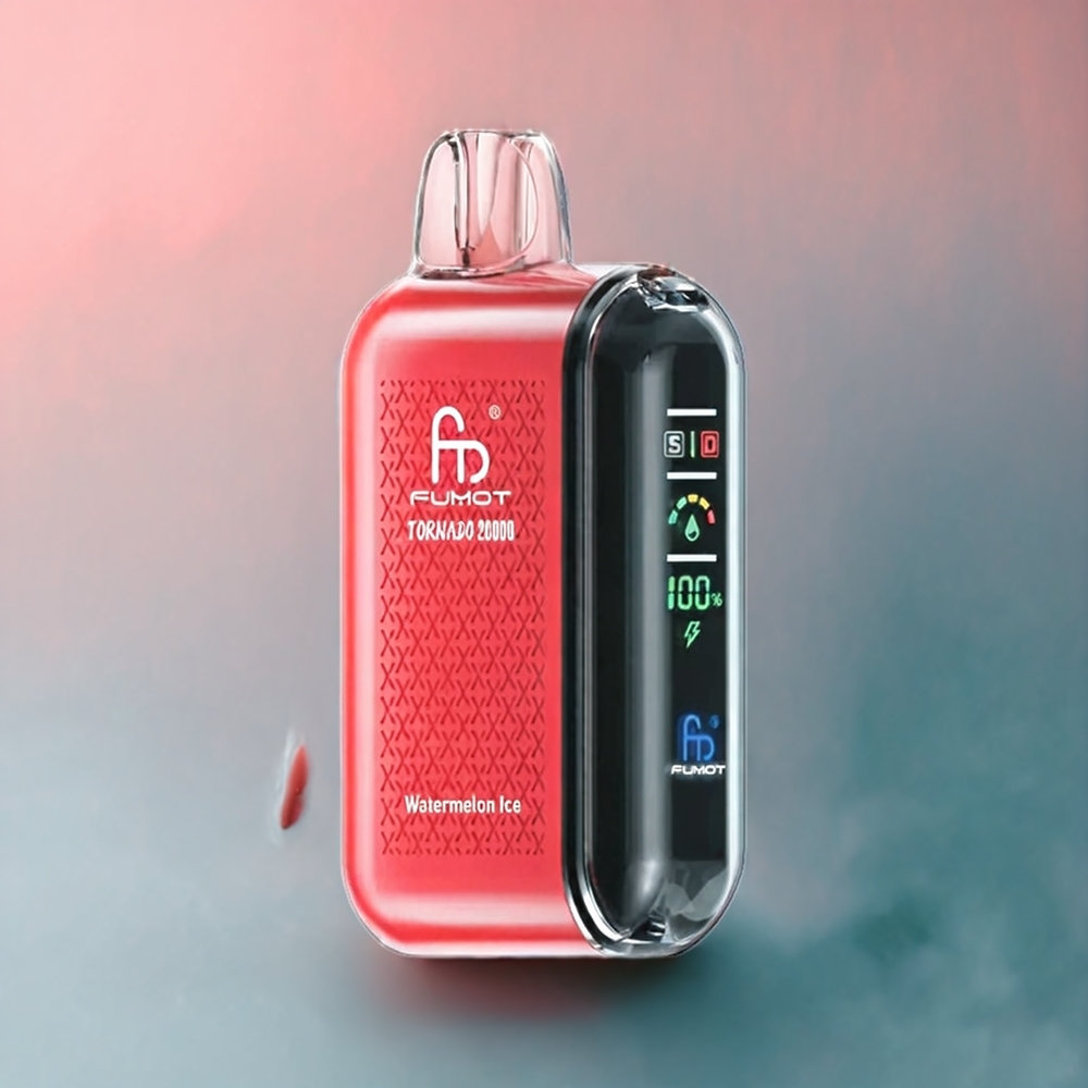 Fumot Tornado 20000 Puffs Dual Mesh Coil 20ml Norge Engros Vannmelon Is