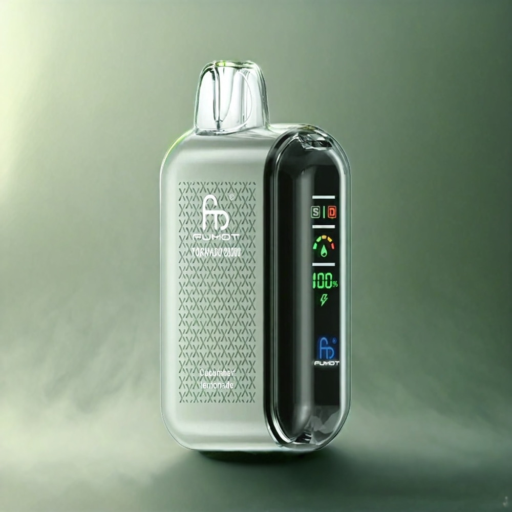 Fumot Tornado 20000 Puffs Dual Mesh Coil Norge Engros Agurk Sitronade