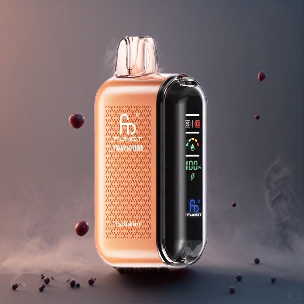 Fumot Tornado 20000 Puffs Norge Engros Dual Mesh Coil 20ml Blåbær
