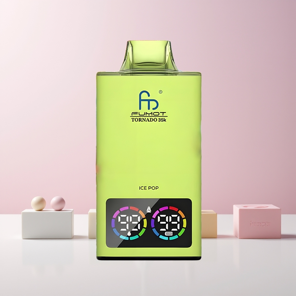 Fumot Tornado 35000 Dual Mesh RGB 15ml 700MAH Norge Engros Ispops