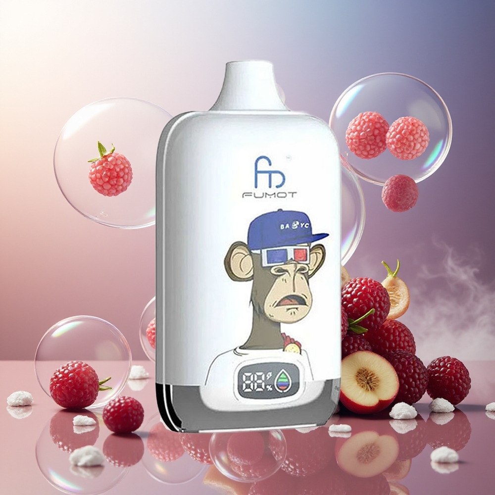 Fumot Tornado Digital Box 12000 Puffs Norge Engros 20ml MESH Type-C Svartsolbær