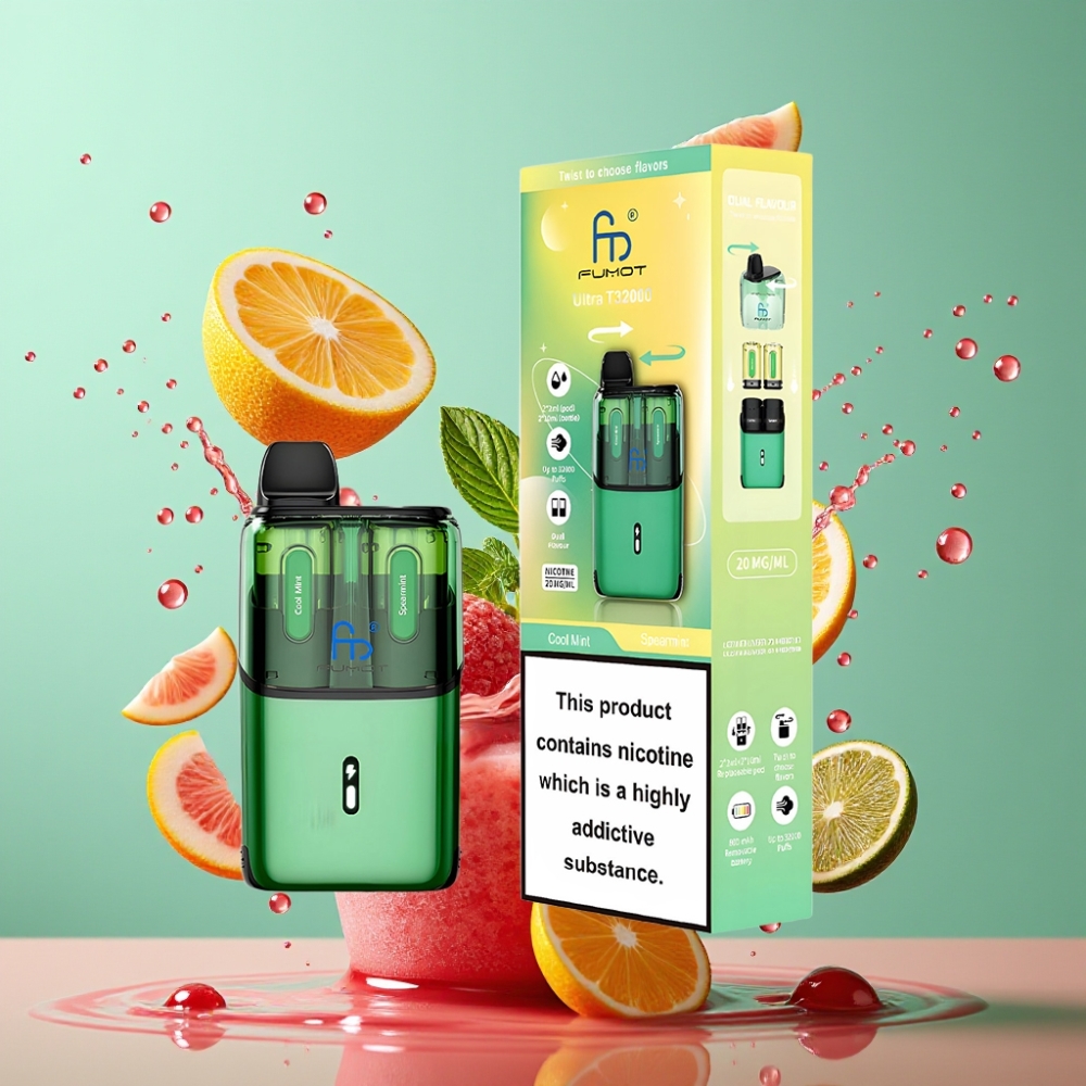 Fumot Ultra T32000 Norge Engros 800mAh Type-C Kjølig Mynte & Spissmynte