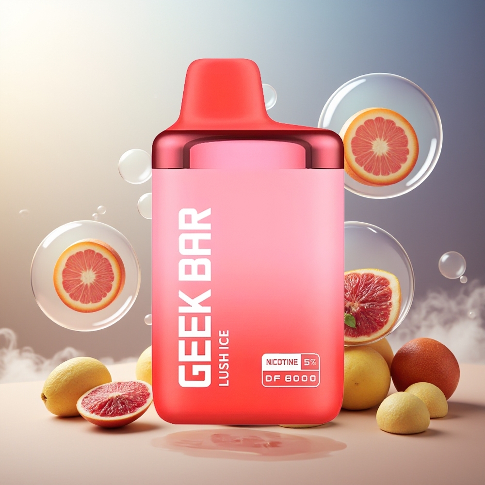 GEEK BAR DF8000 Norge Engros 8000 puff 14mL 20mg/mL Luftstrømmskontroll Lunsj Is