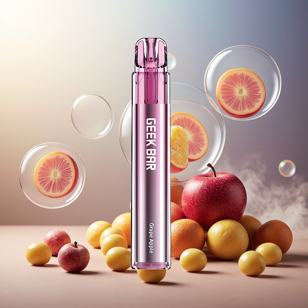 GEEK BAR Elite 1000 Puffs Norge Engros Eple Drue Mesh Coil 650mAh 20 mg/ml