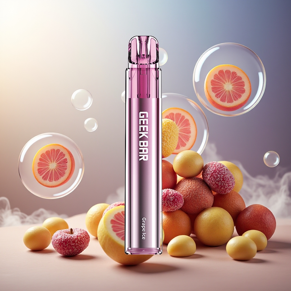GEEK BAR Elite 1000 Puffs Norge Engros Mesh Coil 650mAh Druer Is