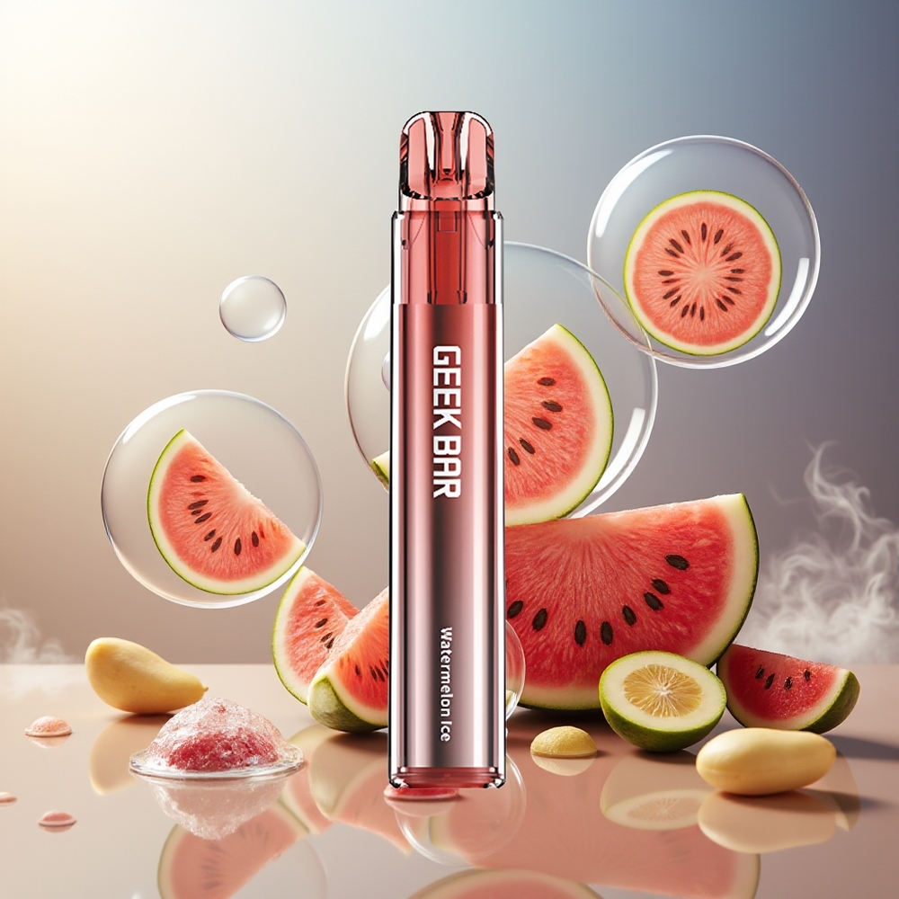 GEEK BAR Elite 1000 Puffs Norge Engros Vannmelon Is Mesh Coil 650mAh 20mg/ml