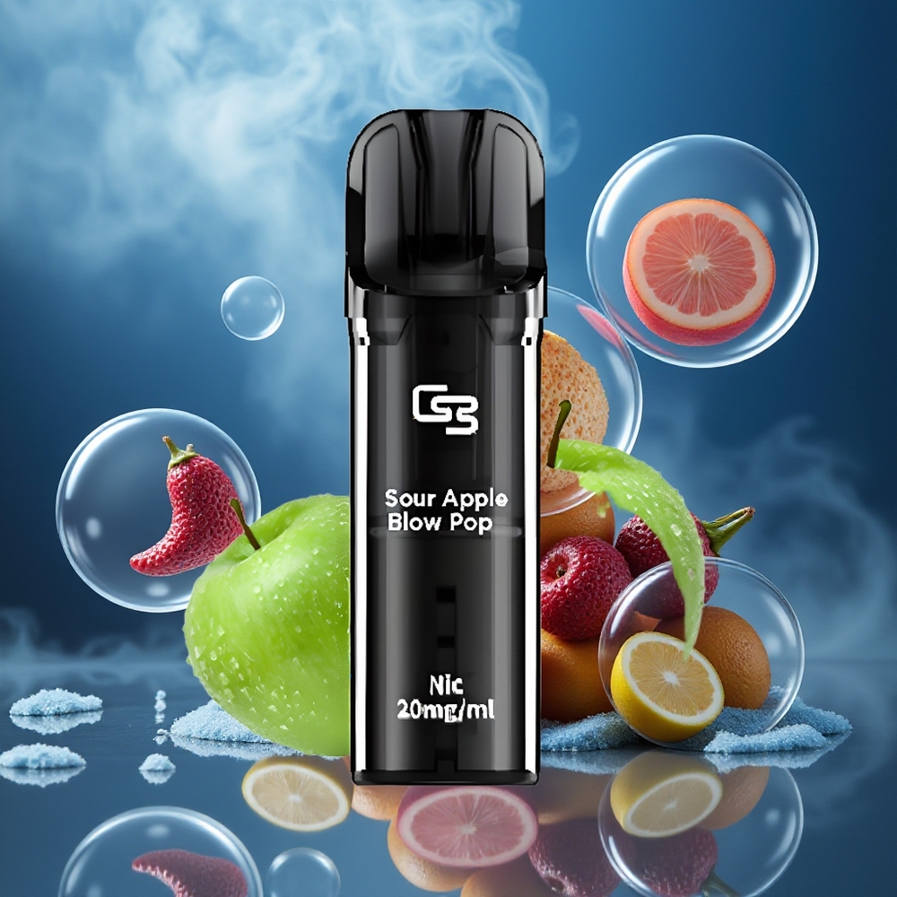 GEEK BAR Elite Prefilled 2.0 Aluminium Alloy 650mAh Magnetisk Midnattblå Norge Engros