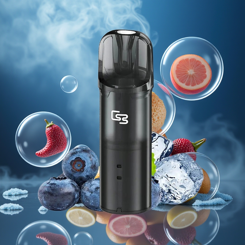 GEEK BAR Elite Prefilled 2.0 Aluminium Alloy 650mAh Magnetisk Midnattblå Norge Engros
