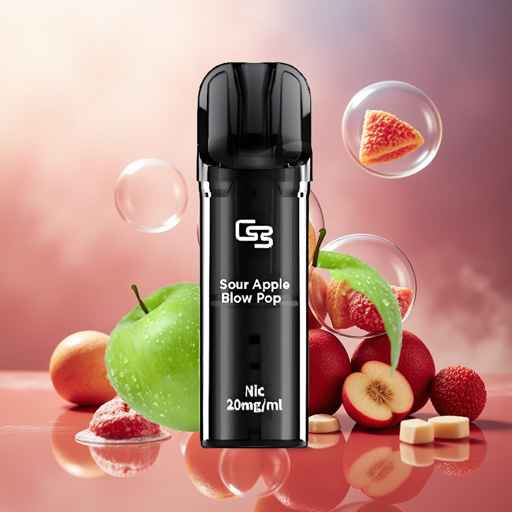 GEEK BAR Elite Prefilled 2.0ml 650mAh Aluminium Magnetisk Rød Norge Engros
