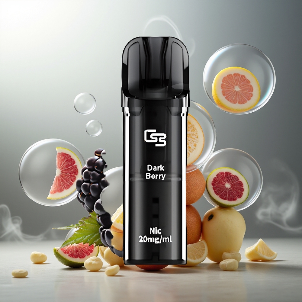 GEEK BAR Elite Prefilled 2.0ml Aluminium Plastikk 650mAh Magnetisk Bypass Kjølig Grå Norge Engros