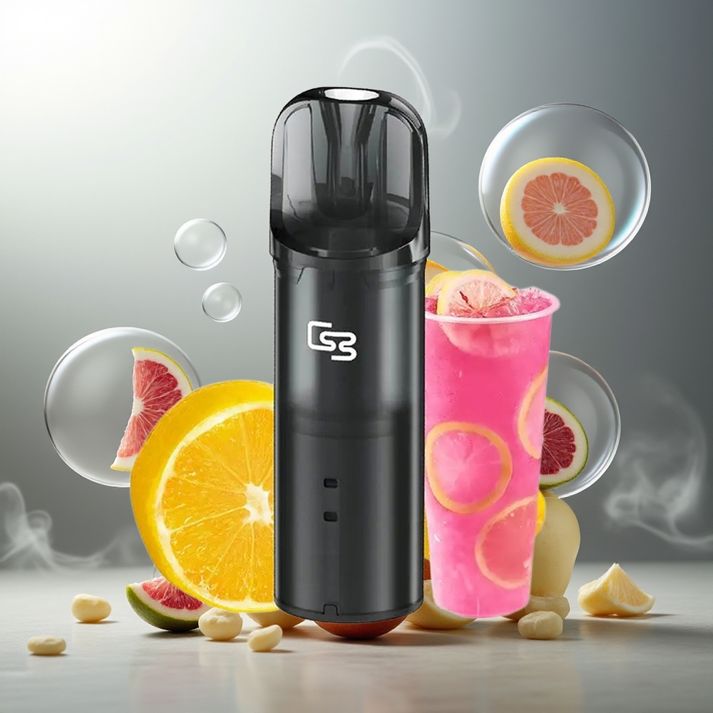 GEEK BAR Elite Prefilled 2.0ml Aluminium Plastikk 650mAh Magnetisk Bypass Kjølig Grå Norge Engros