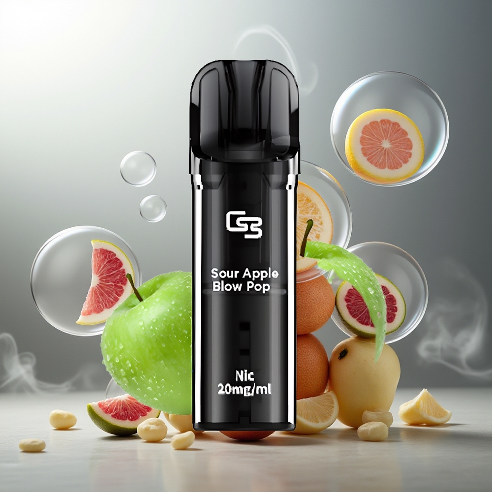 GEEK BAR Elite Prefilled 2.0ml Aluminium Plastikk 650mAh Magnetisk Bypass Kjølig Grå Norge Engros