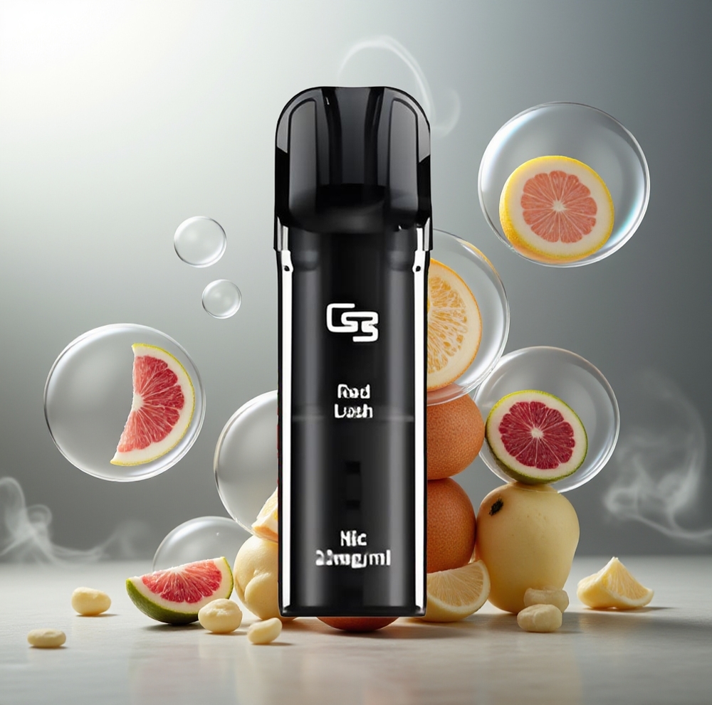 GEEK BAR Elite Prefilled 2.0ml Aluminium Plastikk 650mAh Magnetisk Bypass Kjølig Grå Norge Engros