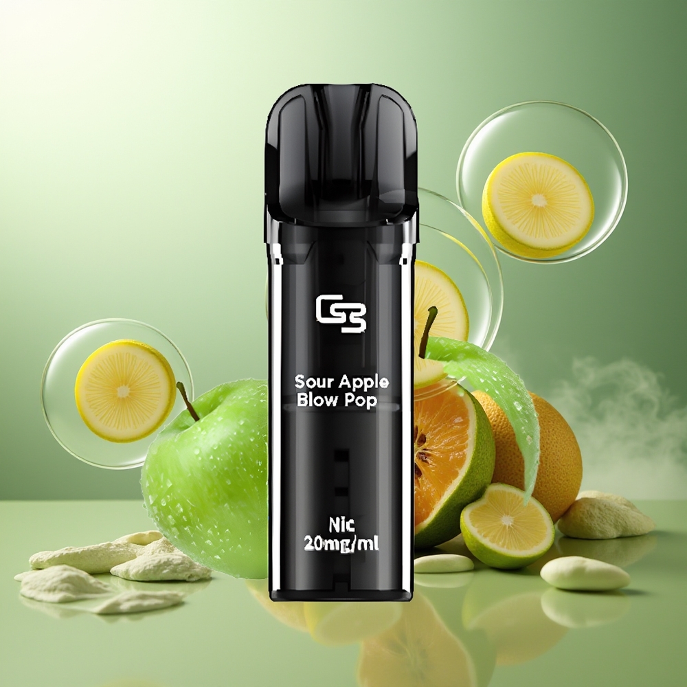 GEEK BAR Elite Prefilled 2.0ml Norge Engros Aluminiumlegering Magnetisk Bypass Grønn