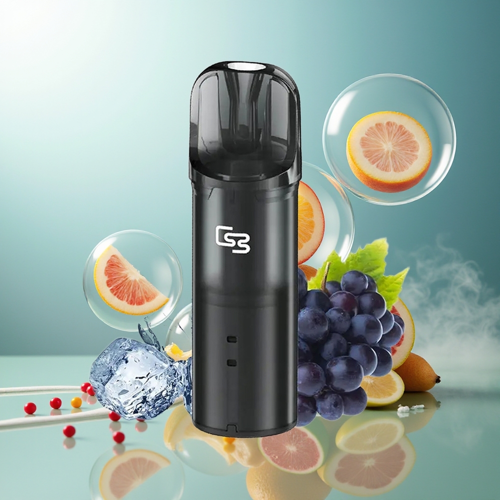 GEEK BAR Elite Prefilled 2 Magnetisk Aluminium Alloy 650mAh 2.0ml Bypass Norge Engros Aqua