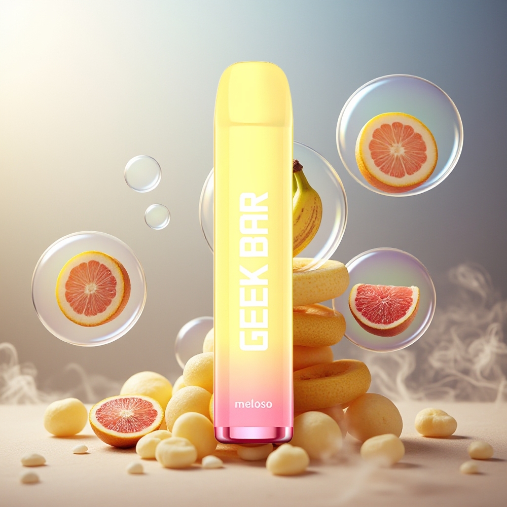 GEEK BAR Meloso 600 Puffs 2ml 550mAh 20mg Bananis Norge Engros