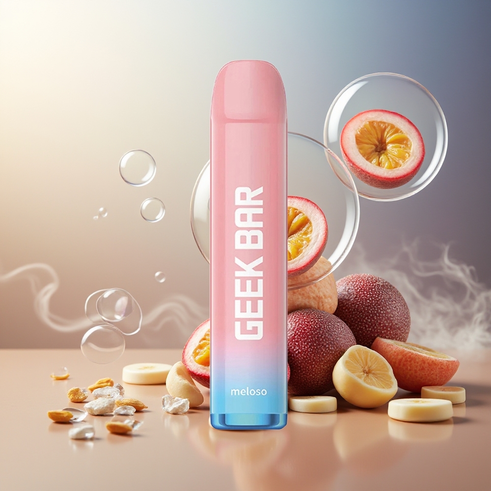 GEEK BAR Meloso 600 Puffs 2ml 550mAh 20mg Norge Engros Pasjonsfrukt