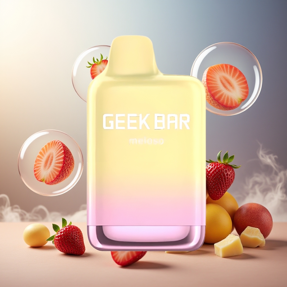 GEEK BAR Meloso Max 9000 Puffs 14ml 5% Norge Engros Jordbær Mango