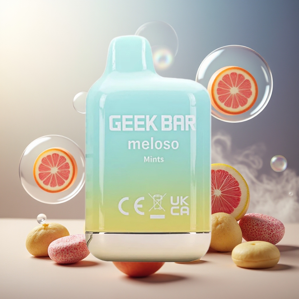 GEEK BAR Meloso Mini 600 Puffs 550mAh 2ml Autodraw Norge Engros