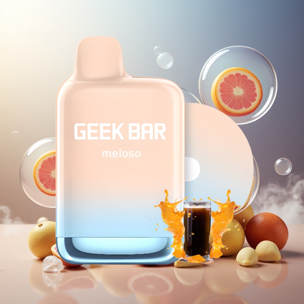 GEEK BAR Meloso Pro 4000 Puffs Engros Norge Oppladbar 12ml Ejuice Energi Is Dual-Mesh
