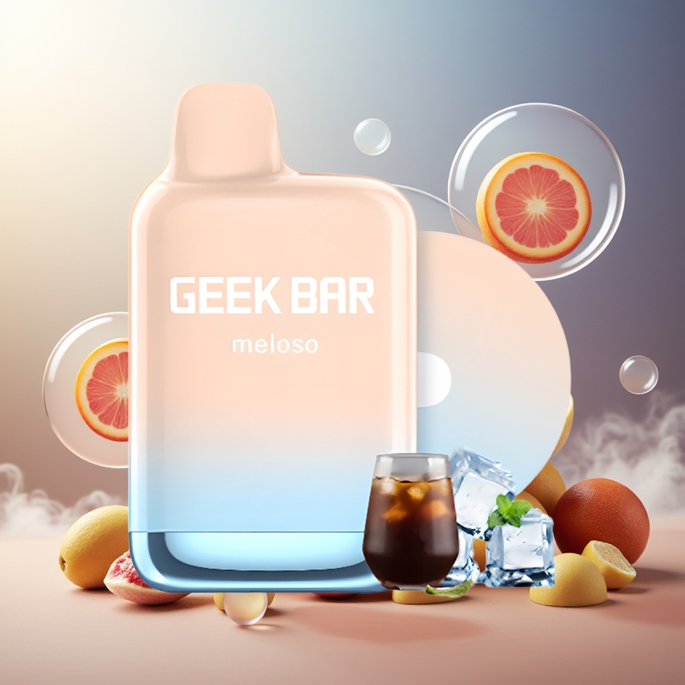 GEEK BAR Meloso Pro 4000 Puffs Norge Engros 12ml 2% Nikotin Dual-Mesh Type-C Kola Is