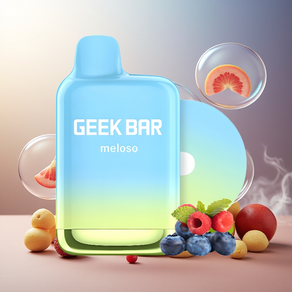 GEEK BAR Meloso Pro 4000 Puffs Norge Engros Blandet Bær 12ml 2% Nikotin Type-C Lading