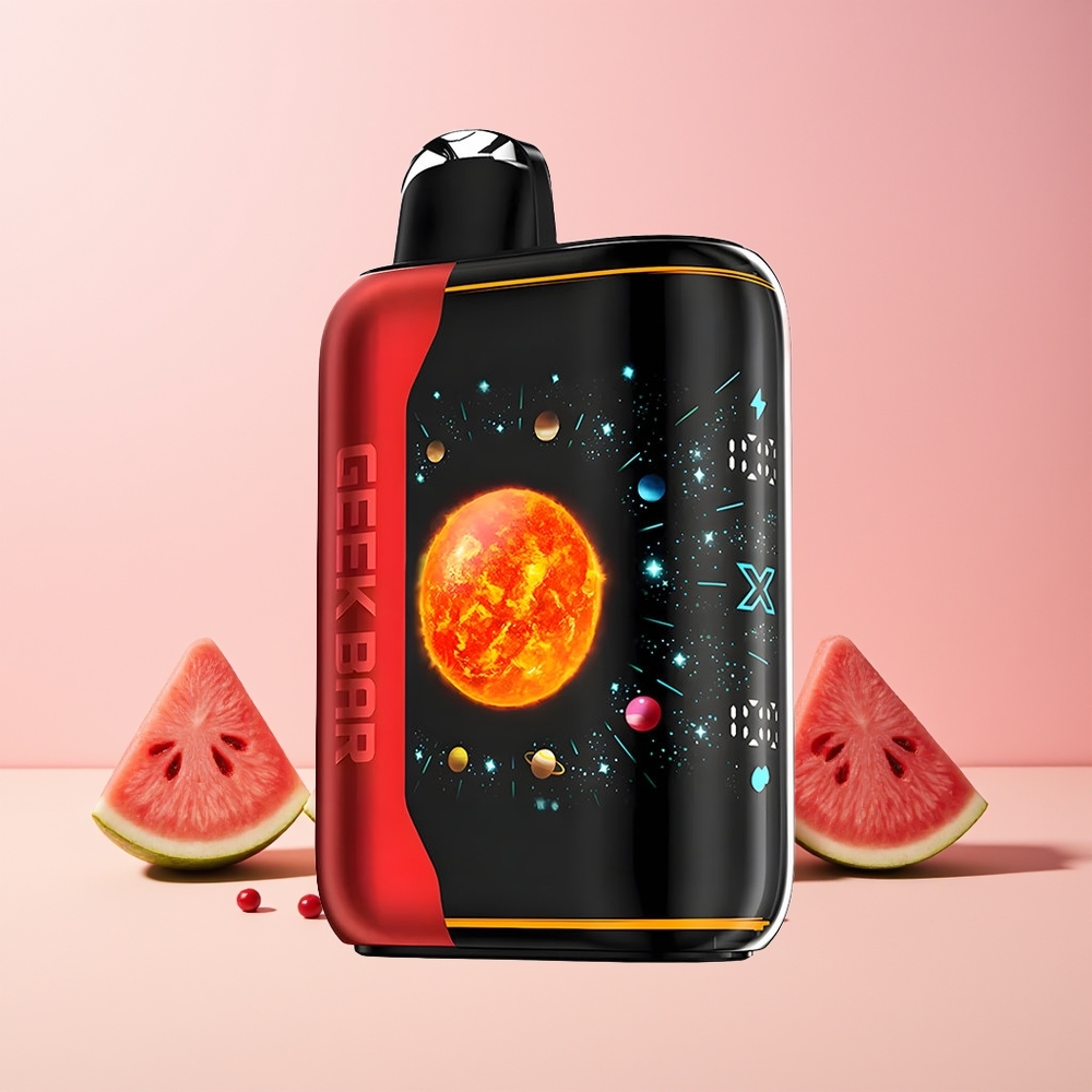 GEEK BAR Platinum Edition 25000 Norge Engros Vannmelon Is med 20mL E-Liquid og 2% Nikotin