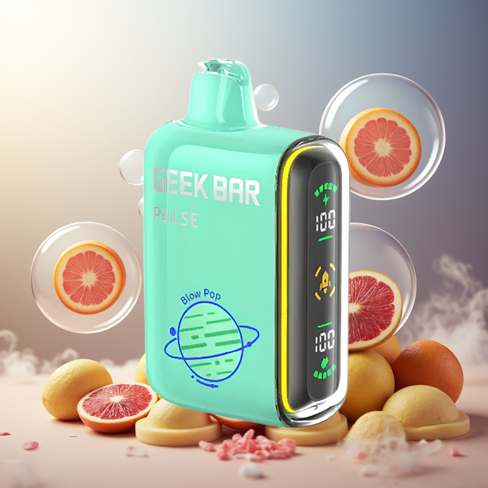 GEEK BAR Pulse 15000 Puffs 16ML 5% Norge Engros Justerbar Luftstrøm USB-C