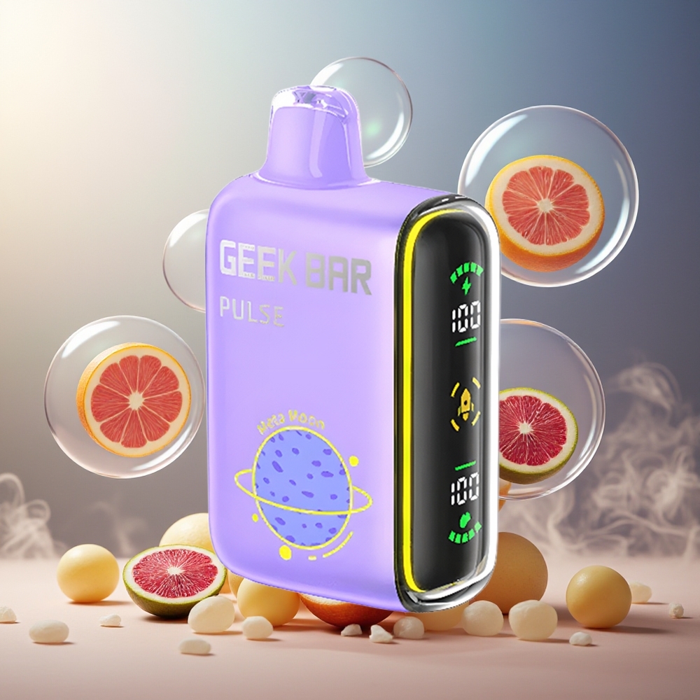 GEEK BAR Pulse 15000 Puffs 16ML 5% Norge Engros Justerbar Luftstrøm USB-C