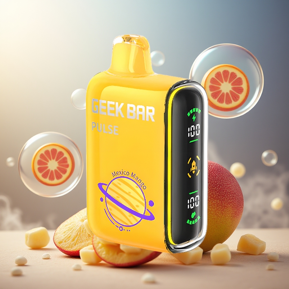 GEEK BAR Pulse 15000 Puffs 16ML 5% Norge Engros Justerbar Luftstrøm USB-C