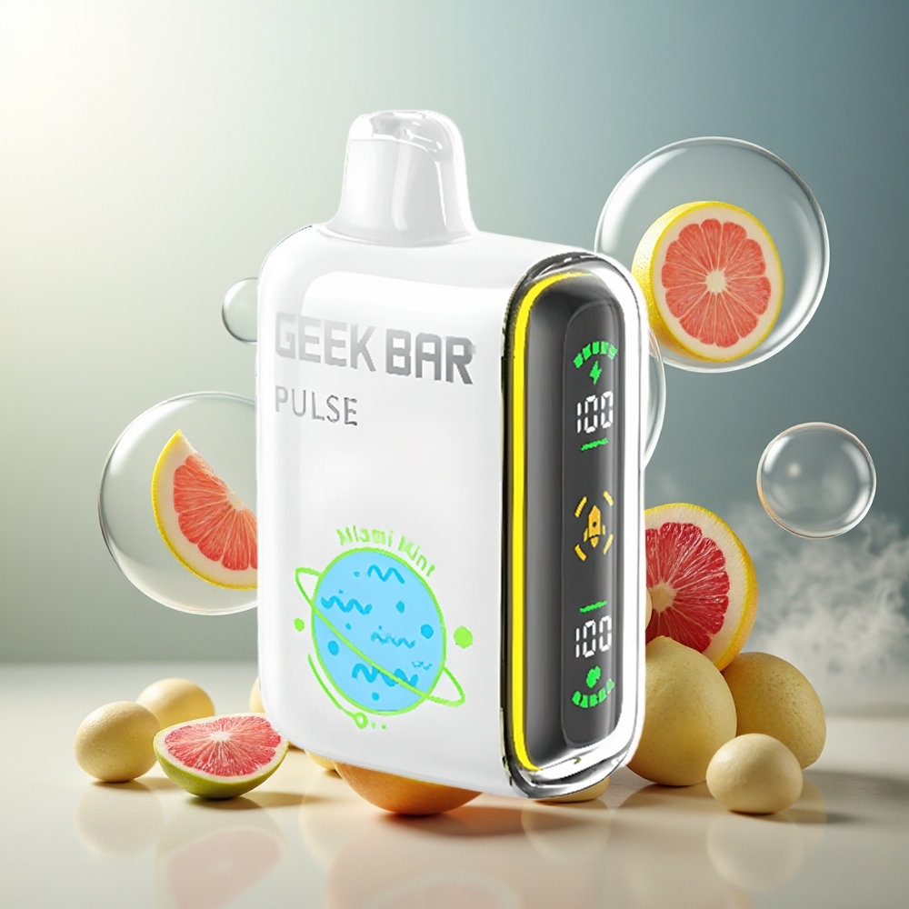 GEEK BAR Pulse 15000 Puffs 16ML 5% Norge Engros Justerbar Luftstrøm USB-C