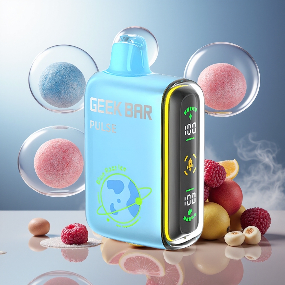 GEEK BAR Pulse 15000 Puffs 16ML 5% Norge Engros Justerbar Luftstrøm USB-C