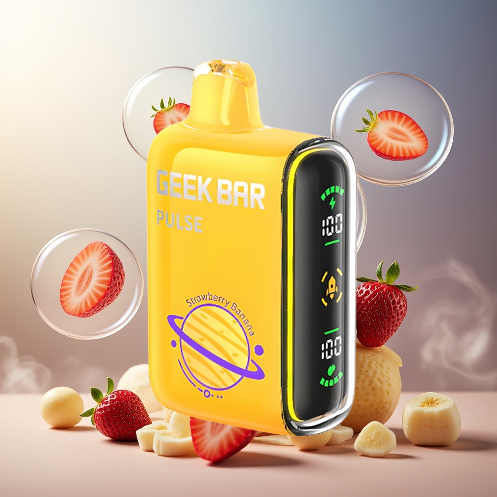 GEEK BAR Pulse 15000 Puffs 16ML 5% Norge Engros Justerbar Luftstrøm USB-C
