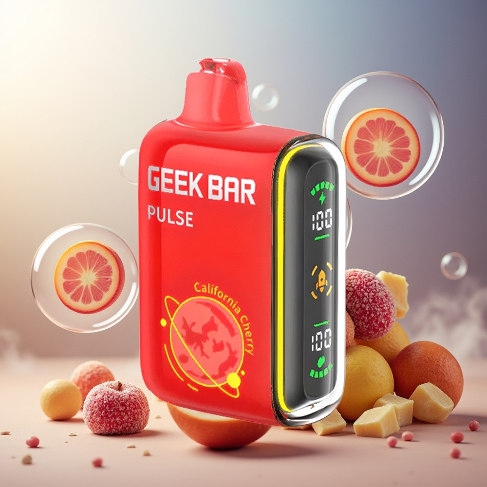GEEK BAR Pulse 15000 Puffs 16ML 5% Norge Engros Justerbar Luftstrøm USB-C