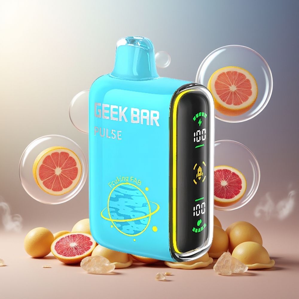GEEK BAR Pulse 15000 Puffs 16ML 5% Norge Engros Justerbar Luftstrøm USB-C
