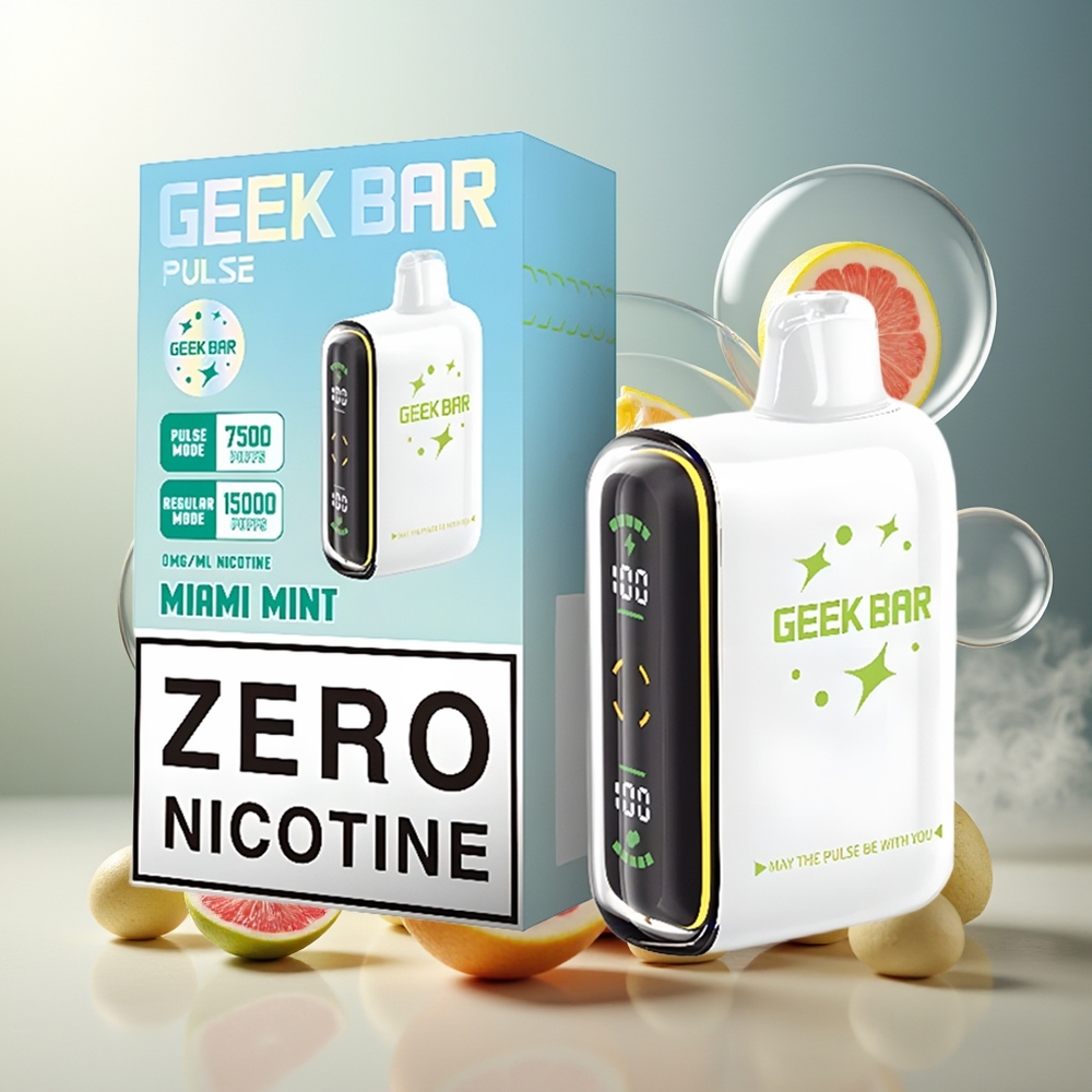 GEEK BAR Pulse 15000 Puffs 16ML 650 mAh USB-C Norge Engros