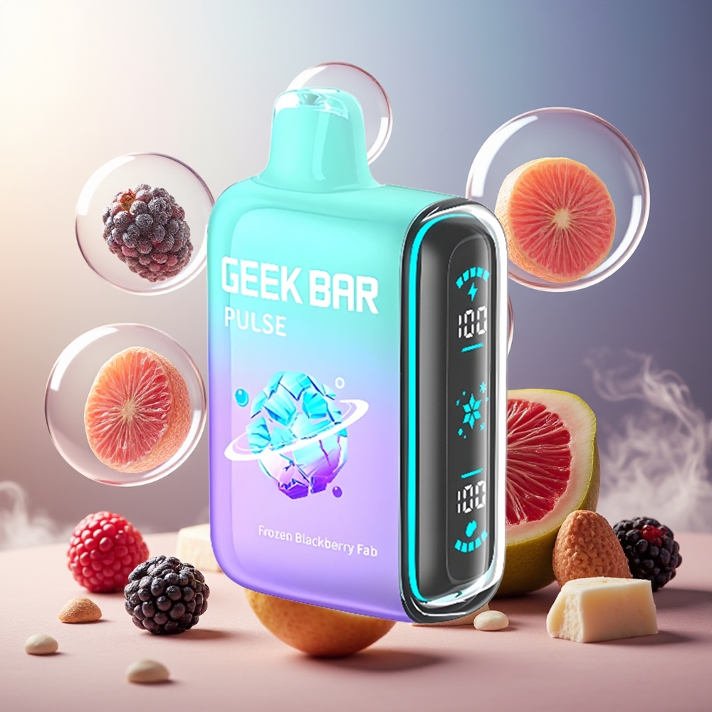 GEEK BAR Pulse 15000 Puffs Norge Engros 16ML 5% 650mAh USB-C Justerbar Luftstrøm Fryst Utgave