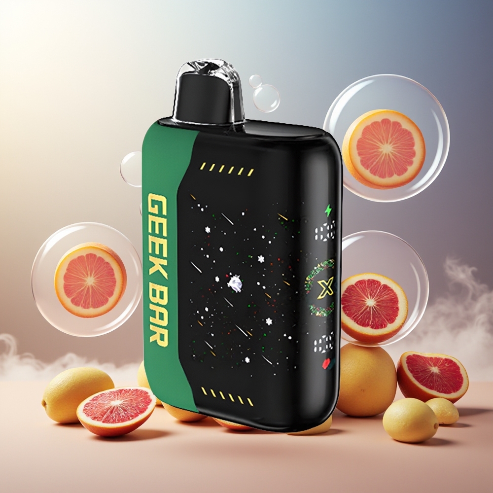 GEEK BAR Pulse X 25000 Puffs Norge Engros Med 18mL E-Væske Og USB Type-C Lading Julutgave