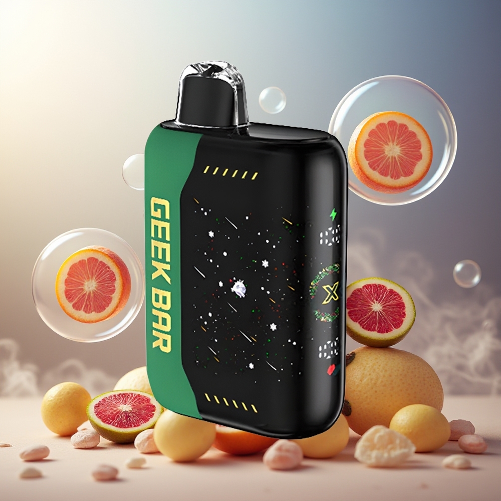 GEEK BAR Pulse X 25000 Puffs Norge Engros Med 18mL E-Væske Og USB Type-C Lading Julutgave