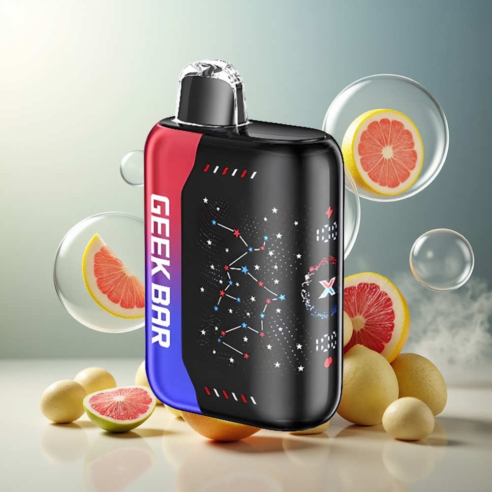 GEEK BAR Pulse X 25000 Puffs Norge Engros Patriot Utgave med 18mL og Dual Mesh Coil